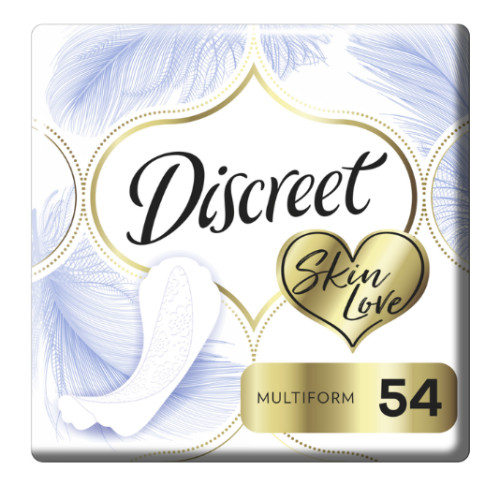 Щоденні прокладки Discreet Skin Love Multiform, 54 шт